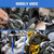 YEKEPRO 12PCS Oxygen Sensor Socket Set, O2 Sensor Removal Tool