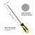 TARIST Diamond File Set, 3-Piece, 8-inch, Includes Flat/Half-Round/Round. For Sharpening Lawn Mower Blades, Garden Shears, Axe, Knife - Tool Sharpener for Metal, Tile, Ceramic, Glass, Stone and more
