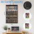 Famaster 36 Cards Display Case - 35PT Graded Sports Card Frame - with PVC Protection & Clear View for Baseball Football Basketball Trading Card Wall Display, Black