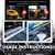 94PCS 5Ft Vacuum Hose Automotive Set,6 Sizes 3/8",5/16",1/4",3/16",5/32",1/8" Silicone Vacuum Lines Kit with 64 Connectors & 24 Clamps,High Temp Resistant Vacuums Hose Kit (94PCS)