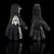 Keeperking Goalkeeper Gloves for Adults Football Gloves Men's Inner Seam Professional Grip 4 mm Secure Fit Unisex (11, Q-White-Neg)