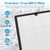 XBWW 3 Packs AP2000WF Replacement Filter Compatible with KNKA AP2000WF Purifier Filter Replacement with 10pcs Aroma Pads, Multi-Stages System of Activated Carbon Filter