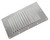 SeaLux Marine Vertical Vent 9" x 5" Stainless Steel Louvered Vent Grill for Engine and Cabin Ventilation