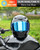 Logto Helmet Visor Replacement for Z8/CWR-F2/NXR2/RF-1400 Shield Helmets Accessories Universal (Revo Ice Blue)