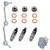 16001-53900 Fuel Injectors and 1G962-42500 Fuel Return Overflow Pipe Compatible with Kubota D722 D782 D902 Parts Replaces 1600153900 1G96242500