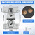 Pisman Bifold Cabinet Door Hinge, 180 Degree Adjustable (2PCS)
