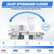 Pisman Bifold Cabinet Door Hinge, 180 Degree Adjustable (2PCS)