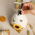 WAIT FLY Bee and Sunflower Ceramic Soap Dispenser with Plasic Pump, Refillable Lotion Soap Bottle-Sunflower-1