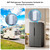 WiFi Freezer Thermometer with App Alarm, 2 Wireless Sensors Fridge Monitor