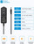 ALITOVE 5V 2A Power Supply Adapter Charger 5 Volt 10W AC 100-240V 50-60Hz Replacement Power Cord 2000mA 1500mA 1A with 8 Tips for Security Camera Baby Monitor Digital Photo Frame TV Box LED Light