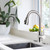 Replacement Kitchen Faucet Head for WEWE-FORIOUS-Qomolangma-VFAUOSIT-BASDEHEN-WOWOW-VCCUCINE Pull Out/Down Kitchen Sink Faucet, 3 Spray Function,Brushed Nickel