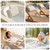 2-Pack Soft Pillow for hot tub, Clawfoot Tub & Chaise Lounge, Inflatable Outdoor Spa Accessories Replacement Pool Headrest with Weighted Strap, Birthday Day Gifts regalo for Women Wife Mom Men