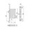 CISA 45110.30.0.00 – cm Emb Hook 30 mm Cyl perfil. S/CILINDRO