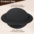 STOBAZA Drop in Trash Chute Round Stainless Steel Countertop Waste Trash Grommet for Kitchen and Bathroom Counter Office Desk - No-Drill Install