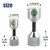 CNRAQR Flange Two Hole Pins 1-1/8” & 1-5/8” Detachable Flange Double Hole Pins Built-in Level 6061 Stainless Steel Two Hole Alignment Pins 4PCS