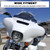 DgNeLai Universal Motorcycle Mirrors Black Diamond Blue Lens