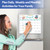 2026-2027 Magnetic Fridge Calendar, 18-Month Watercolor Designs