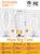 CRLight 10W Dimmable ST19 Vintage Opal LED Edison Bulbs 3000K, 6 Pack