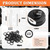 Compatible with Harley Oil Change Kit,Multi-Function Motorcycle Oil Funnel Kit Includes Oils Change Funnel/Oils Filter Wrench/Rubber O-Ring Seals,Motorcycle Tool Kits