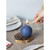 CANDWAX 3 inch Round Ball Candles - Unscented Navy Blue Candles Set of 3