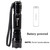WINDFIRE LED Tactical Flashlight 1200LM with Holster(Battery Not Included)