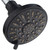 AquaDance OIL RUBBED BRONZE High Pressure 6-Setting 4" Shower Head – Angle Adjustable, Anti-Clog Showerhead Jets, Tool-Free Installation - USA Standard Certified - Top U.S. Brand