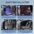 AZ-HAPPYMALL Passenger Side Mirror Glass Replacement for Mazda Vehicles - 2017-2025 CX-5, 2016-2023 CX-9, with Heated/Blind Spot Detection, without Auto Dimming, Replace# TK71691G1, KB7W691G1, 5730BC