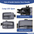 Getfarway Pair of Inside Interior Door Handle Left and Right Compatible with Isuzu Trooper Pickup Amigo Rodeo 1984-1997│Honda Passport 1994-1997