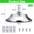 4 PCS Heavy Duty Billiard Table Leg Levelers, Adjustable Height 5 Inch Metal Leveling Feet, Furniture Leveling Risers with PE Base for Pool Table, Soccer Table, Air Hockey Table