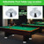 4 PCS Heavy Duty Billiard Table Leg Levelers, Adjustable Height 5 Inch Metal Leveling Feet, Furniture Leveling Risers with PE Base for Pool Table, Soccer Table, Air Hockey Table