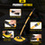 MIKKUPPA 40" Car Wash Brush with Long Handle Aluminum, Removable Brush Head