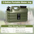 Sahasea 3 Gallon Water Jug, Portable Camping Water Jug Dispenser with Spigot, Leak-Proof Water Storage Containers for Camping, Outdoor, RV, BPA Free Emergency Water Tank, Green
