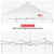 MASTERCANOPY 10x10 Replacement Pop Up Canopy Top for Kingkong Frame Black