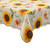ENNAS Sunflower Vinyl Tablecloth Flannel Backed Oblong(Rectangle)(60Inch by 90Inch)