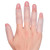 20 PCS Gel Finger Sleeve Protectors - Kimihome Silicone Finger Sleeves Cushions and Protects - Finger Cots Bandages Provide Relief for Finger Cracking, Corns, Blisters and Calluses Protect (Clear)
