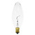 SQXBK 6PCS 120V 60W C32 E12 CTC Clear Candelabra Base Straight Torpedo Tip Chandelier Bulbs Incandescent Chandelier Light Bulbs