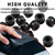 Hxszk 20PCS New Black Upgrade Rubber Grommets Compatible with Hunter Vintage/Discontinued Ceiling Fans, Ceiling Fan Replacement Parts for Blades, Screws, Balance Kit & Mounting Bracket