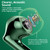 Btootos Wireless Earbud Bluetooth Headphones with 4 Mic, LED Power Display Bluetooth 5.3 True Wireless Earbud,Deep Bass Mini Wireless Headphones in Ear Buds Earphones Sport Elegant Green