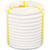 1 Inch x 50 Feet Twisted Cotton Rope 4-Strands Natural Soft White Cotton Rope for Crafts, Swing, Sports, DIY, Home Decor