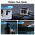 AMACOOL 14500mAh Portable Waist Fan, Strong Wind Power for Full Body Cooling Shirt Fan, 5 Speed Wearable Belt Clip on Fans, Battery Operated Personal Neck Fans for Outdoor Work Camping Travel