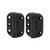 Safetech Hardware TopKlik Self Closing Gate Hinges | Self-Aligning Heavy Duty Spring Hinges | Adjustable Tension | Pool Safety Hinges | Any Square Post, Aluminum Gates | Swing Close 90bs SHG-90L Black