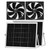 pqins 7.1" Solar Greenhouse Fan 2 Pack, 25W x 2 Large Solar Powered Intake and Exhaust Fan Outdoor Waterproof, 16.5 ft Cord, Strong Airflow for Chicken Coop Circulation and Ventilation, No Battery