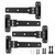 Heavy Duty Gate Hinges 1000 Lbs, 13” Bolt-On/Weld-On 180° Open Gate Hinges