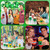 60 Pcs 16oz Green Pixel Plastic Cups, 3 Styles Birthday Party Decoration