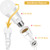DiCUNO GU10 to E26 Adapter, GU10 Bipin Base to E26 Socket Converter, 6-Pack