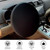 Zpana Car Steering Wheel Sun Shade Cover, Anti Heat Vehicle Steering Wheel Sunshade Shield, Automotive Interior Wheel Sun Block Protector Accessories, Universal for SUV, Sedan, Truck (Black)
