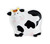 Ceramic Spoon Rest Cow Design for Stove Top and Kitchen Counter