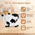 Ceramic Spoon Rest Cow Design for Stove Top and Kitchen Counter