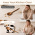 Ceramic Spoon Rest Cow Design for Stove Top and Kitchen Counter