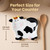 Ceramic Spoon Rest Cow Design for Stove Top and Kitchen Counter